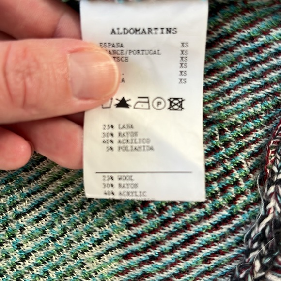 Anthropologie Aldo Martins Rose Pattern Cardigan - Picture 6 of 7